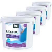 4x 5 kg BAYZID® Flocktabletten für Pools von BAYZID