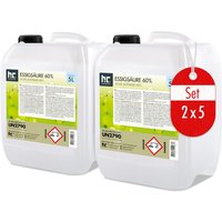 Höfer Chemie Gmbh - 2x 5 l Höfer Chemie® Essigsäure 60% in Kanistern Höfer Chemie Gmbh - 2x 5 l Höfer Chemie® Essigsäure 60% in Kanistern von HÖFER CHEMIE GMBH