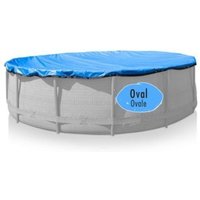 Pool Abdeckplane 7,40 x 3,50 m, oval, 200 g/m² von HÖFER CHEMIE GMBH
