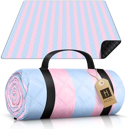 HOEL Picknickdecke 200x200 cm wasserabweisend + isoliert - Strandmatte gepolstert XXL - Picknickdecken - Outdoor Stranddecke für Picknick Camping Strand - Picnic Blanket HOEL Picknickdecke 200x200 cm wasserabweisend + isoliert - Strandmatte gepolstert XXL - Picknickdecken - Outdoor Stranddecke für Picknick Camping Strand - Picnic Blanket von HOEL
