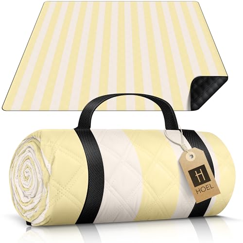 HOEL Picknickdecke 200x200 cm wasserabweisend + isoliert - Strandmatte gepolstert XXL - Picknickdecken - Outdoor Stranddecke für Picknick Camping Strand - Picnic Blanket HOEL Picknickdecke 200x200 cm wasserabweisend + isoliert - Strandmatte gepolstert XXL - Picknickdecken - Outdoor Stranddecke für Picknick Camping Strand - Picnic Blanket von HOEL