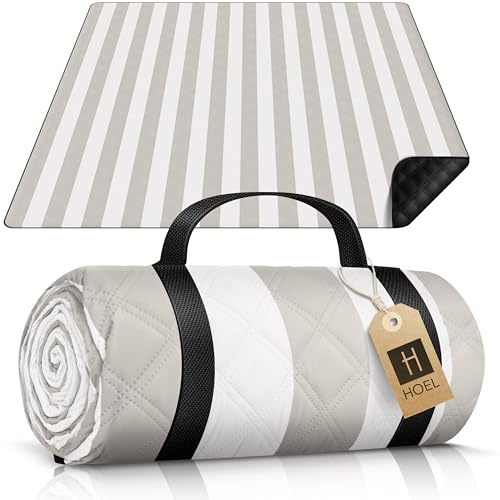 HOEL Picknickdecke 200x200 cm wasserabweisend + isoliert - Strandmatte gepolstert XXL - Picknickdecken - Outdoor Stranddecke für Picknick Camping Strand - Picnic Blanket HOEL Picknickdecke 200x200 cm wasserabweisend + isoliert - Strandmatte gepolstert XXL - Picknickdecken - Outdoor Stranddecke für Picknick Camping Strand - Picnic Blanket von HOEL