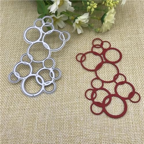 10,4 x 6,1 cm, Metall-Stanzschablone für Scrapbooking, Fotoalbum, Karten, Papierprägung, Basteln, Prägeschablone 10,4 x 6,1 cm, Metall-Stanzschablone für Scrapbooking, Fotoalbum, Karten, Papierprägung, Basteln, Prägeschablone von HOFALUYUSUN