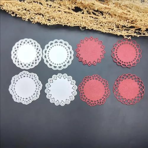 10 x 10 cm runde ovale Metall-Stanzschablonen für Scrapbooking, Stempeln, Papierkarten, Bastelbedarf 10 x 10 cm runde ovale Metall-Stanzschablonen für Scrapbooking, Stempeln, Papierkarten, Bastelbedarf von HOFALUYUSUN