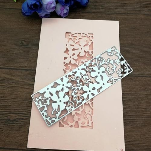 12,2 x 4 cm große Metall-Stanzformen für Scrapbooking, Fotoalbum, dekorative Prägung, Papierkarten, Basteldekoration 12,2 x 4 cm große Metall-Stanzformen für Scrapbooking, Fotoalbum, dekorative Prägung, Papierkarten, Basteldekoration von HOFALUYUSUN
