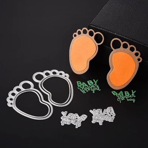 7,7 x 5,5 cm Metall-Stahl-Stanzschablone für Scrapbooking, Alben, Papier, Karten, Fotos, Dekoration, Prägeschablone von HOFALUYUSUN