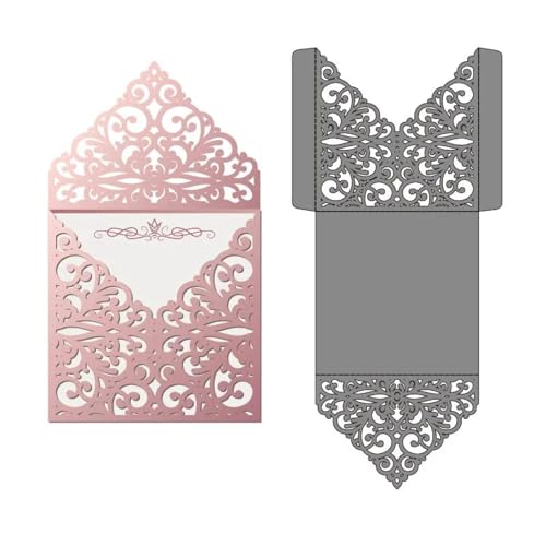 9,5 x 20 cm Stanzschablonen aus Metall für Scrapbooking, dekoratives Handwerk, Prägeschablone von HOFALUYUSUN