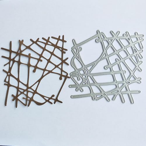 Metall-Stanzformen für Kartenherstellung, Stanzschablonen für Scrapbooking, Fotoalbum, dekorative Prägeschablone, 10,3 x 10,3 cm Metall-Stanzformen für Kartenherstellung, Stanzschablonen für Scrapbooking, Fotoalbum, dekorative Prägeschablone, 10,3 x 10,3 cm von HOFALUYUSUN