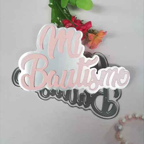 Metall-Stanzschablone für Scrapbooking, Prägung, Papier, Grußkarten, Album, Dekoration, Prägeschablone, 14,5 x 8,8 cm von HOFALUYUSUN