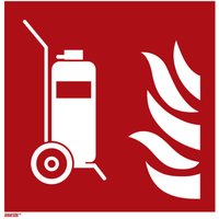 Brandschutzzeichen Fahrbarer Feuerlöscher, Typ: 11150 von HOFFMANN