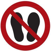 Hoffmann - Verbotszeichen Betreten der Fläche verboten, Typ: 02200 von HOFFMANN