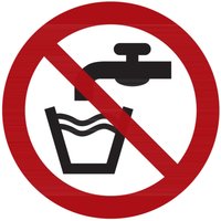 Verbotszeichen Kein Trinkwasser, Typ: 04200 von HOFFMANN