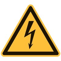 Warnzeichen Warnung vor elektrischer Spannung, Typ: 04200 von HOFFMANN