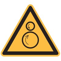 Warnzeichen Warnung vor gegenläufigen Rollen, Typ: 01100 Warnzeichen Warnung vor gegenläufigen Rollen, Typ: 01100 von HOFFMANN