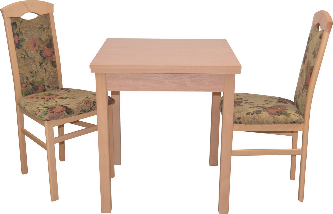 HOFMANN LIVING AND MORE Essgruppe Berta, (Spar-Set, 3-tlg., 1 Tisch, 2 Stühle) von HOFMANN LIVING AND MORE