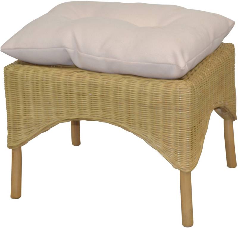 HOFMANN LIVING AND MORE Sitzhocker (1 St., Inklusive Sitzkissen), Hocker mit Kissen von HOFMANN LIVING AND MORE