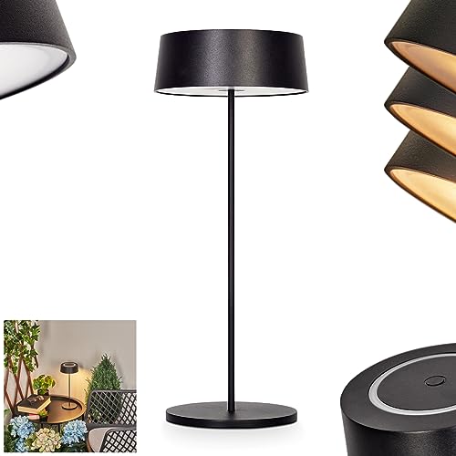 LED Außentischleuchte Kouvi, dimmbare Tischleuchte aus Metall/Kunststoff in Schwarz/Weiß, Tischlampe mit USB-C Anschluß, Akku, dimmbar über An-/Ausschalter, für Innen und Außen, IP54 LED Außentischleuchte Kouvi, dimmbare Tischleuchte aus Metall/Kunststoff in Schwarz/Weiß, Tischlampe mit USB-C Anschluß, Akku, dimmbar über An-/Ausschalter, für Innen und Außen, IP54 von HOFSTEIN