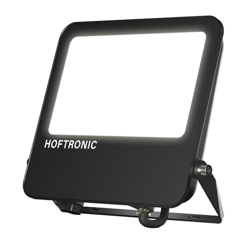 HOFTRONIC™ - Luxor V2 - LED Strahler 160lm/W - Super Hell 100 Watt 16000 Lumen - IP65 Wasserdicht - 4000K Neutralweiß - UGR <15 Blendfrei - LED Außenstrahler Scheinwerfer von HOFTRONIC
