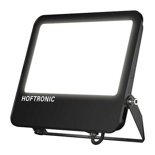 HOFTRONIC™ - Luxor V2 - LED Strahler 160lm/W - Super Hell 150 Watt 24000 Lumen - IP65 Wasserdicht - 4000K Neutralweiß - UGR <15 Blendfrei - LED Außenstrahler Scheinwerfer von HOFTRONIC