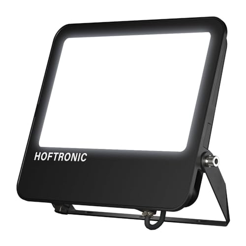HOFTRONIC™ - Luxor V2 - LED Strahler 160lm/W - Super Hell 150 Watt 24000 Lumen - IP65 Wasserdicht - 6500K Tageslichtweiß - UGR <15 Blendfrei - LED Außenstrahler Scheinwerfer von HOFTRONIC