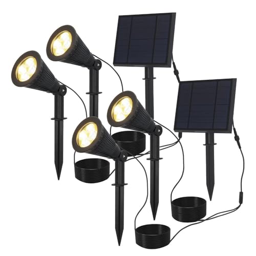 HOFTRONIC - 2er Pack Solar Gartenstrahler Bend Duo IP65 Wasserdicht 3000K Gartenleuchte LED Solarlampen Außen Solarleuchte Erdspieß Wegeleuchte mit Wintersolar Solarpanel Warmweiß Garten Solarstrahler HOFTRONIC - 2er Pack Solar Gartenstrahler Bend Duo IP65 Wasserdicht 3000K Gartenleuchte LED Solarlampen Außen Solarleuchte Erdspieß Wegeleuchte mit Wintersolar Solarpanel Warmweiß Garten Solarstrahler von HOFTRONIC