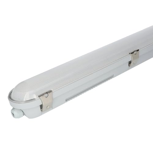 HOFTRONIC - LED-Feuchtraumleuchte mit Bewegungsmelder 150 cm Sensor 3000K/4000K/5000K 60W 7800lm 130lm/W Verlinkbar Werkstattlampe IP66 Wasserfest Wannenleuchte Leuchte für Garage Keller Warenhaus HOFTRONIC - LED-Feuchtraumleuchte mit Bewegungsmelder 150 cm Sensor 3000K/4000K/5000K 60W 7800lm 130lm/W Verlinkbar Werkstattlampe IP66 Wasserfest Wannenleuchte Leuchte für Garage Keller Warenhaus von HOFTRONIC