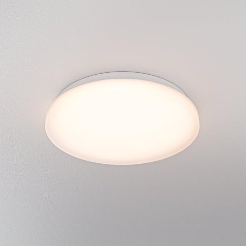 HOFTRONIC - LED Deckenleuchte rund - CCT Einstellbare Lichtfarbe (3000K, 4000K &6500K) – 18W 1820 lumen (101lm/w) - Ø31 cm - IP20-staubdicht von HOFTRONIC