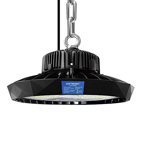 HOFTRONIC - LED Hallenstrahler Saturn 70W 120° IP65 Dimmbar 5700K 190lm/W Powered 5 Jahre Garantie Deckenleuchte, Hallenbeleuchtung, Werkstattbeleuchtung, LED Hallenstrahler von HOFTRONIC