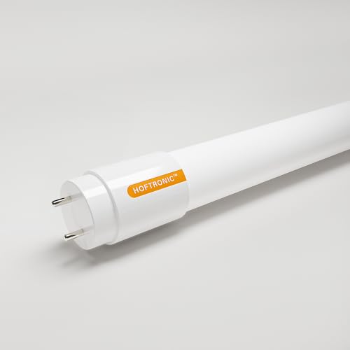 HOFTRONIC - LED Röhre 120 cm - 12,5 Watt 2000 Lumen (160lm/W) Super bright high lumen - 6500K Tageslichtweiß (865) - T8 G13 Leuchtstoffröhre Flimmerfrei - Inkl. Starter von HOFTRONIC