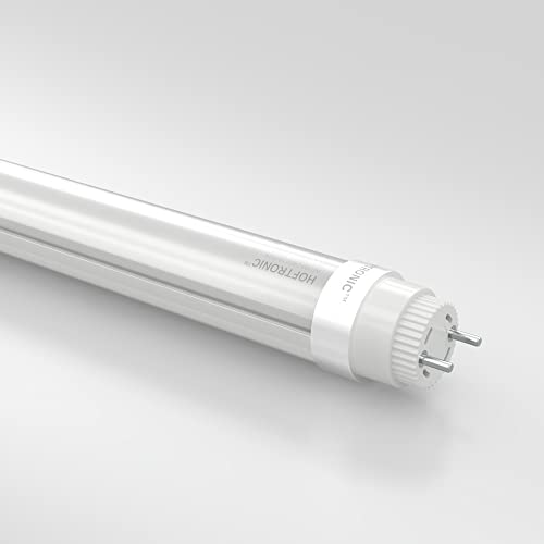 HOFTRONIC - LED Röhre 120cm - 15W 3000lm (200lm/W) Sehr hell - T8 G13 - LED Leuchtstoffröhre Flimmerfrei - 6000K Tageslichtweiß Alu Tube Röhrenlampe - 100.000 Stunden - 10 Jahre garantie von HOFTRONIC