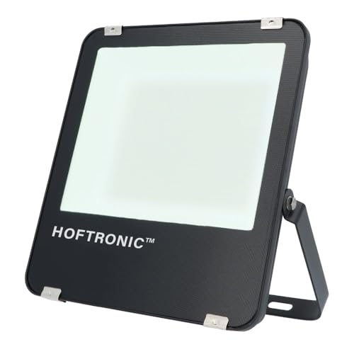 HOFTRONIC - LED Strahler Außen 100W 16000 Lumen 160lm/W 4000K Neutralweiß Flutlicht Außenleuchte Super Bright Fluter Außenstrahler IP65 Scheinwerfer 5 jahre Garantie von HOFTRONIC