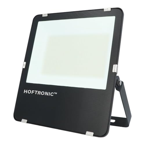 HOFTRONIC - LED Strahler Außen 150W 24000 Lumen 160lm/W 6400K Kaltweiß Flutlicht Außenleuchte Super Bright Fluter Außenstrahler IP65 Scheinwerfer 5 jahre Garantie von HOFTRONIC