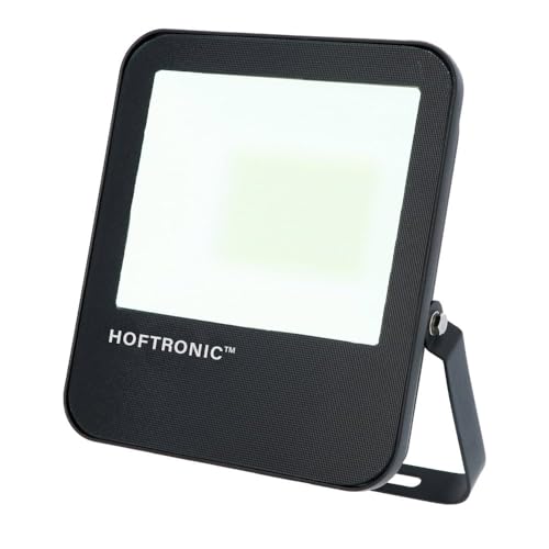 HOFTRONIC - LED Strahler Außen 50W 8000 Lumen 160lm/W 4000K Neutralweiß Flutlicht Außenleuchte Super Bright Fluter Außenstrahler IP65 Scheinwerfer 5 jahre Garantie von HOFTRONIC