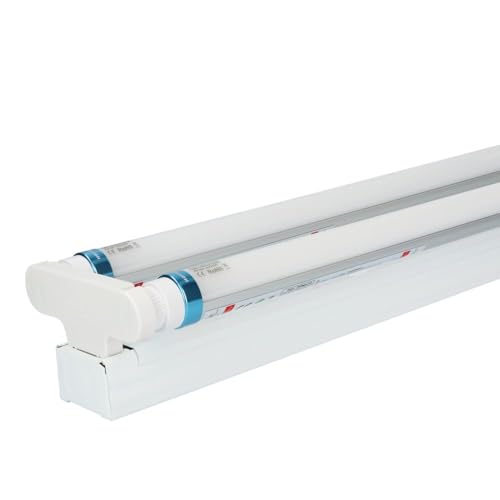 HOFTRONIC - LED Wannenleuchte T8 G13 150cm 25 Watt 7000lm 4000K Neutralweiß 140lm/W IP20 Flimmerfrei Röhrenlampe Energiesparlampen Bürobeleuchtung für Garage Konferenzraum Büro Schule Restaurants HOFTRONIC - LED Wannenleuchte T8 G13 150cm 25 Watt 7000lm 4000K Neutralweiß 140lm/W IP20 Flimmerfrei Röhrenlampe Energiesparlampen Bürobeleuchtung für Garage Konferenzraum Büro Schule Restaurants von HOFTRONIC