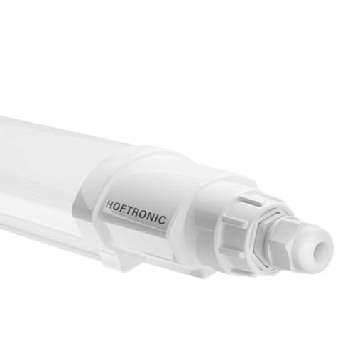 HOFTRONIC - Q-Series - LED Feuchtraumleuchte 120cm - IP65-36W 4320 Lumen - 4000K neutralweiß - IK08 - Verknüpfbar Schnellverbindung - Kellerleuchte, Feuchtraum Wannenleuchte von HOFTRONIC