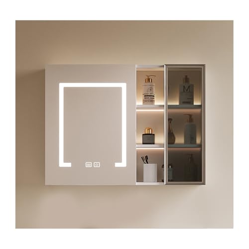 HOFUNTRE Badezimmerschrank Mit Spiegel，Badschrank Hängend，Mutital Spiegelschrank，Geeignet for Badezimmer In Verschiedenen Szenarien Wie Wohnungen, Hotels, Mietshäusern Usw.(60cm/23.6in) von HOFUNTRE