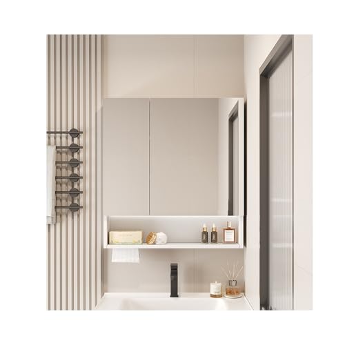 HOFUNTRE Badezimmerschrank Mit Spiegel，Hängeschrank Badspiegel，Spiegelschrank，Anwendbar Auf Verschiedene Szenarien Wie Wohnhäuser, Businesshotels, Apartments Usw.(Ordinary Model,60 * 75cm) von HOFUNTRE