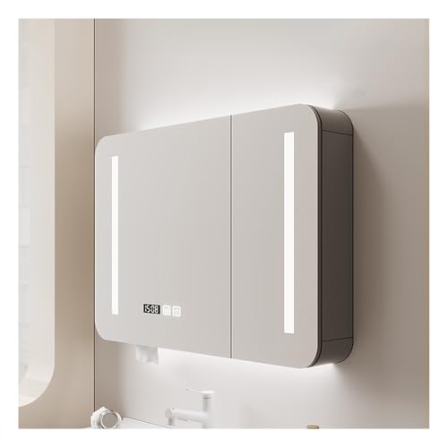 HOFUNTRE Badschrank Hängend,Hängeschrank Spiegelschrank Fürs Bad ,Hängeschrank Badspiegel,Massivholzplatte, Antibeschlag-Design, Unterteilter Stauraum, Hochauflösender Spiegel(70*70cm/27.5*27.5in) HOFUNTRE Badschrank Hängend,Hängeschrank Spiegelschrank Fürs Bad ,Hängeschrank Badspiegel,Massivholzplatte, Antibeschlag-Design, Unterteilter Stauraum, Hochauflösender Spiegel(70*70cm/27.5*27.5in) von HOFUNTRE