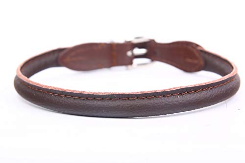 edles weiches Hunde-Leder-Halsband 770 ø 6 mm x 36 cm Handarbeit Made IN EU braun, Lochbereich 30.5-33,5 cm mit hochwertiger silberfarbiger Schnalle, passende Halsbänder bei HOGACA edles weiches Hunde-Leder-Halsband 770 ø 6 mm x 36 cm Handarbeit Made IN EU braun, Lochbereich 30.5-33,5 cm mit hochwertiger silberfarbiger Schnalle, passende Halsbänder bei HOGACA von HOGACA