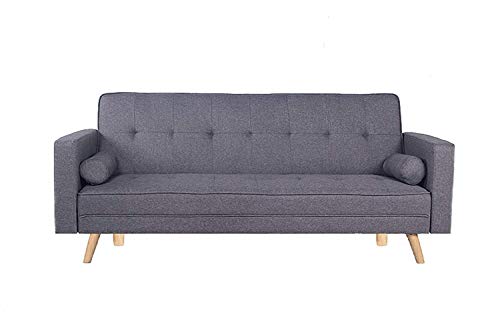 HOGAR24 ES Schlafsofa Modell 846 | 3-Sitzer | klick-Clac-System | Farbe Grau | Maße: 206 x 75 x 89 cm HOGAR24 ES Schlafsofa Modell 846 | 3-Sitzer | klick-Clac-System | Farbe Grau | Maße: 206 x 75 x 89 cm von HOGAR24 ES