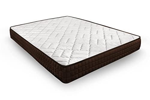 HOGAR24 ES Visco-Brown Schaummatratze mit doppelter Schicht Viscosoft, 120 x 200 cm, braun, 120X200 von HOGAR24 ES