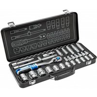 Högert 29-tlg. Steckschlüssel Set mit Ratsche 1/2 von HOGERT
