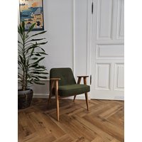 Original Mid Century 366 Stuhl Entworfen Von J. Chierowski in Grünem Cord. Personalisierung Original Mid Century 366 Stuhl Entworfen Von J. Chierowski in Grünem Cord. Personalisierung von HOGOFOGOredesign