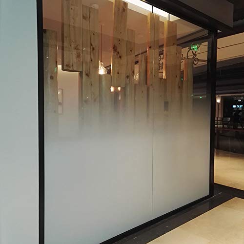 HOHOFILM 1,5 m x5 m Rolle Halb-Privacy One Way Gradient Fensterfolie Weiß Punkt Glas Tönung Tür Glas Dekoration Aufkleber Selbstklebend Dekoration Folie von HOHOFILM