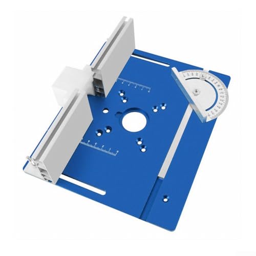 1 * Rückenlehne Aluminium Frästischplatte CNC Frästischplatte (Blue) von HOHOVYVY
