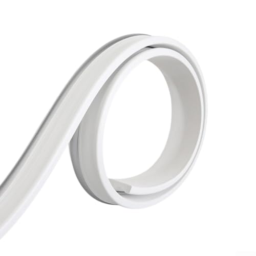 1 Dekorative Kantenstreifen TV -Hintergrundwände Wohnzimmer Deckenlinien (silver) von HOHOVYVY