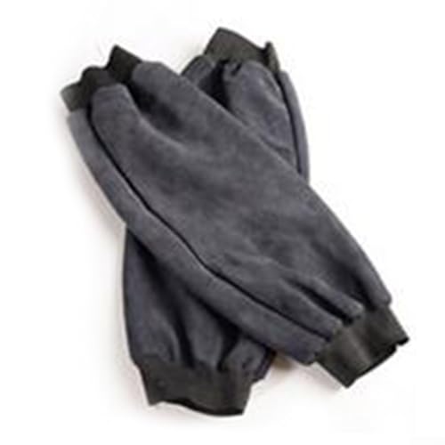 1 Paar Blaue Verschweißte Hülsen Schweißärmel Hitzeflammbeständige Ärmel Gartenarbeit (Grey) von HOHOVYVY