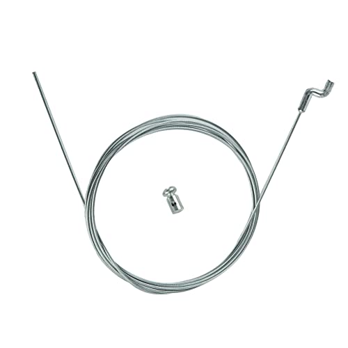 10 Stück Universal Rasenmäher Bowdenzug Z-Haken Seilzug Für Rasenmäher Radantrieb Motorbremse Gaszug, 200cm von HOHOVYVY