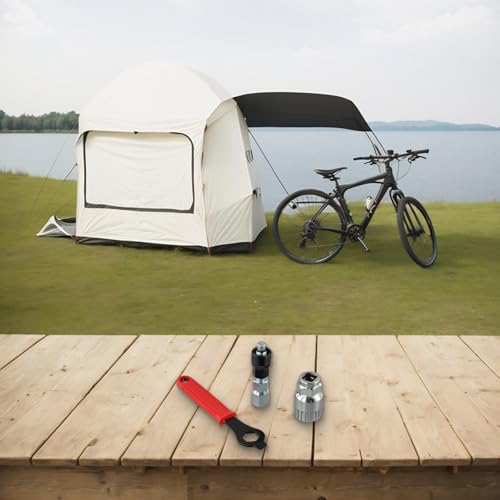 1x Hülse 1x Kurbelziehring Kurbelentferner Set Fahrrad Achsenentfernung Werkzeug 1x Hülse 1x Kurbelziehring Kurbelentferner Set Fahrrad Achsenentfernung Werkzeug von HOHOVYVY