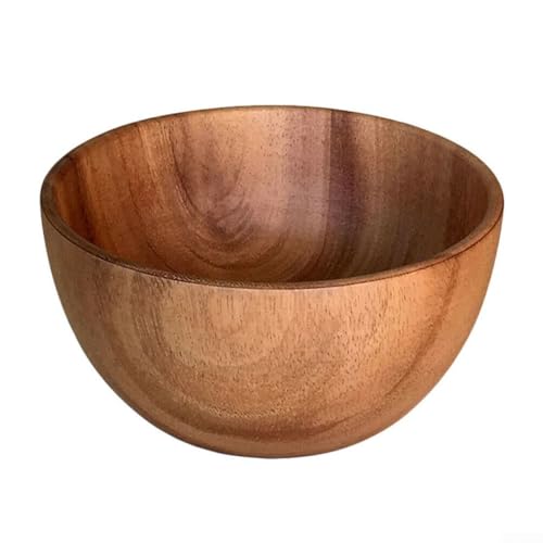 1x Salatschüssel Holzschale Salatschüssel Aus Holz Tägliches Einsatz (13x6CM) von HOHOVYVY